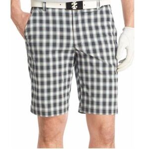 NWOT IZOD relaxed plaid golf walking shorts 40